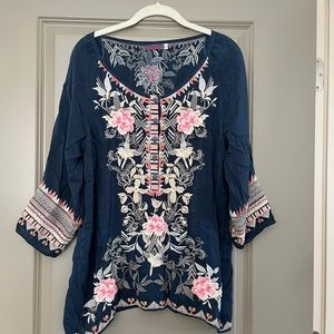 Gorgeous Johnny Was blouse